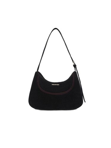 Mmlg W] FLOCKING HOBO BAG (BLACK) - Mmlg Women - Modalova