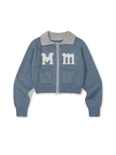 Mmlg W] MM KNIT ZIPUP (BLUE) - Mmlg Women - Modalova