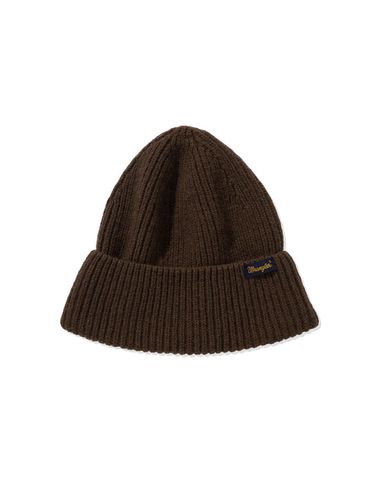 Basic Label Beanie Brown - Wrangler - Modalova