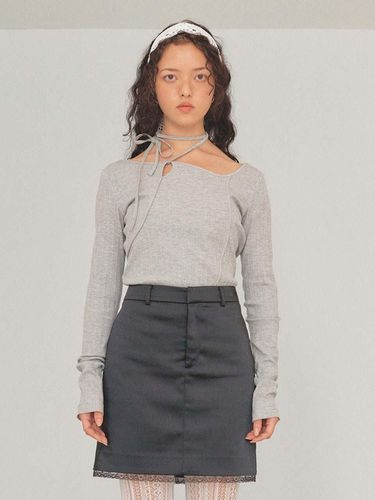 Lotsyou_Kate Moss String top Gray - LOTS YOU - Modalova