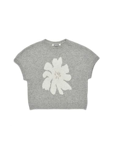 Lotsyou_Full Bloom Cap Sleeve Knit - LOTS YOU - Modalova