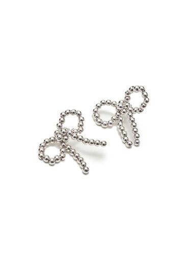 Lotsyou_Ribbon bon Pearl Earing - LOTS YOU - Modalova