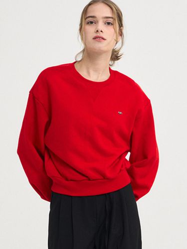 Passion Logo Crop Sweatshirt_Red - SORRY TOO MUCH LOVE - Modalova