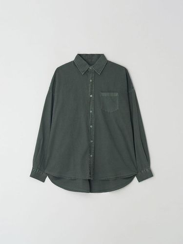 Vintage Pigment Casual Shirt_Green - EZIO - Modalova