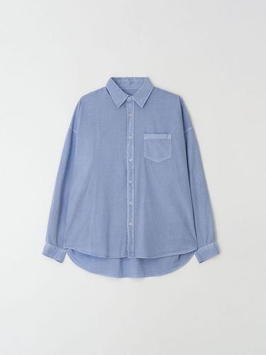 Vintage Pigment Casual Shirt_Sky Blue - EZIO - Modalova