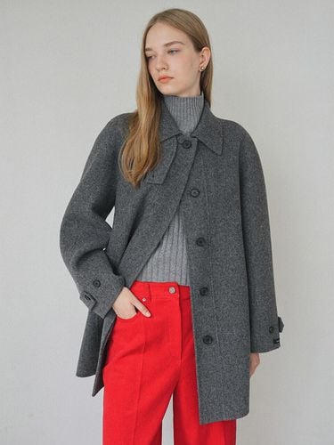 Collar Mid Length Handmade Coat NEW4WH910_12 - on&on - Modalova