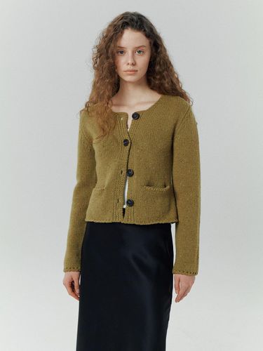 Audrey Nep Cardigan in Green - LO61 - Modalova