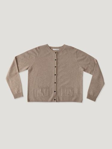 Classic Premium Cashmere Cardigan [Light Brown] - fletta - Modalova