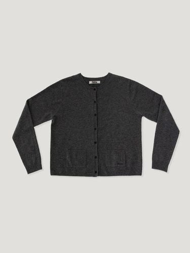 Classic Premium Cashmere Cardigan [Melange Gray] - fletta - Modalova