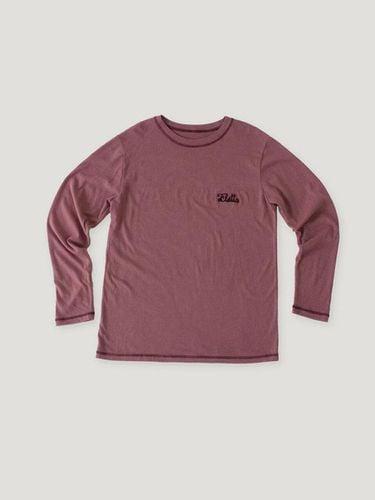 Lettering Soft Wool Stitch Detail T-shirt - fletta - Modalova