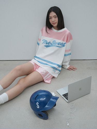 Sports Jersey Sweatshirt (PINK) - The Sweat. - Modalova