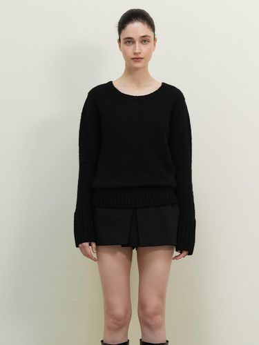 Double civet Wool long sleeve knit - dankedir - Modalova