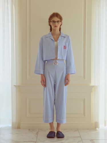 BDFHP] Fancy Stripe Pajamas Blue - BALCONY in SUITE - Modalova