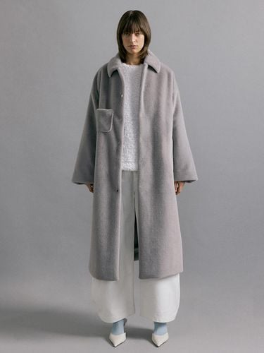 ABBY overfit long coat [grey] - molliolli - Modalova