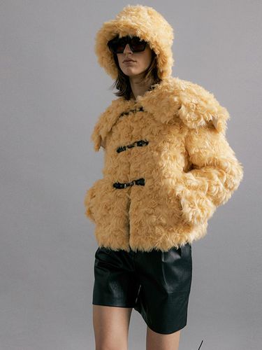 CLOUD fur duffle jacket [natural] - molliolli - Modalova