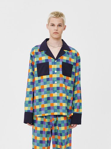 M) Cheerful Grid Pajama Shirt - Foli - Modalova