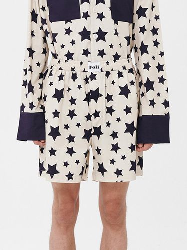 Men) Astral Navy Pajama Shorts - Foli - Modalova