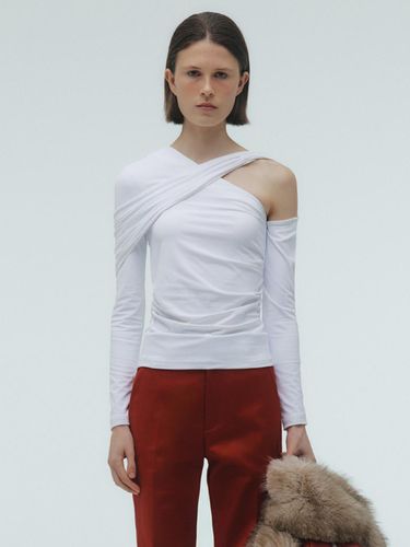 ASYMMETRIC TWIST TOP_WHITE - KILO - Modalova