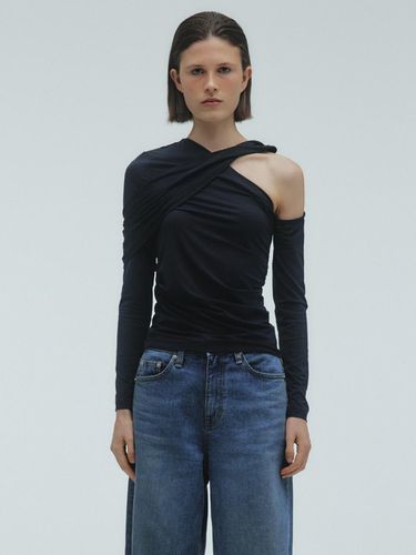 ASYMMETRIC TWIST TOP_BLACK - KILO - Modalova