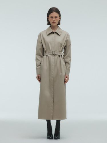 BELTED TRENCH DRESS_BEIGE - KILO - Modalova