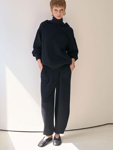 Minimal wool jogger pants _ black - GRIDA-J - Modalova