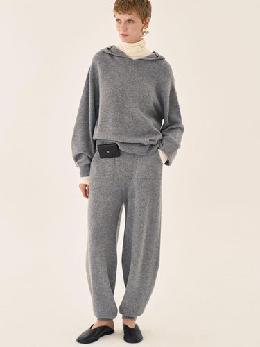 Minimal wool jogger pants _ Grey - GRIDA-J - Modalova