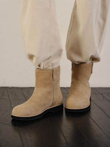 Twin - faced ankle boots Beige - ROH SEOUL - Modalova