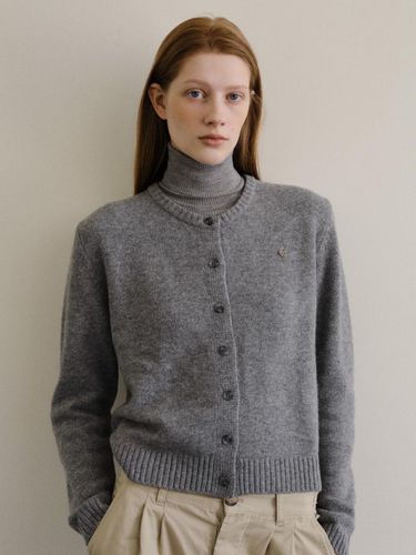 Classic knit cardigan Gray - ROH SEOUL - Modalova