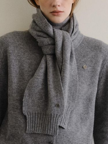 Classic knit muffler Gray - ROH SEOUL - Modalova