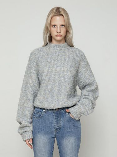 Boucle Mix Crew Neck Knit Top [] - Current - Modalova