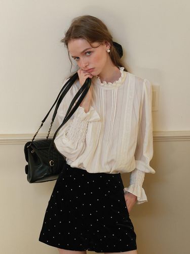 Palace Style Puff Sleeve Blouse - Cest Moidew - Modalova