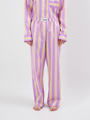 Unisex) French lilac pajama long pants - Foli - Modalova