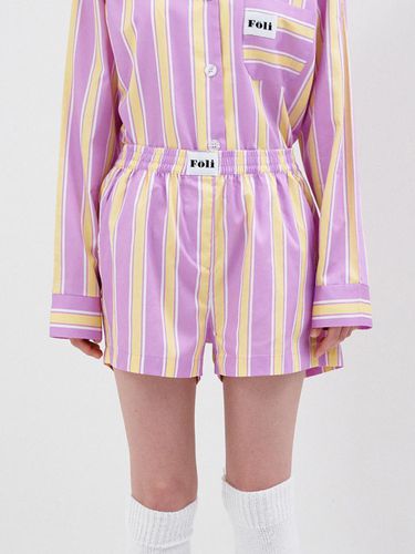 Unisex) French lilac pajama shorts - Foli - Modalova