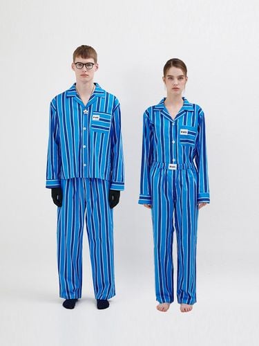 Unisex) Sapphire Blue Pajama Set - Foli - Modalova