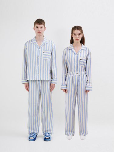 Unisex) Pale Blue Pajama Set - Foli - Modalova