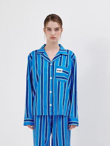 Unisex) Sapphire Blue Pajama Shirt - Foli - Modalova