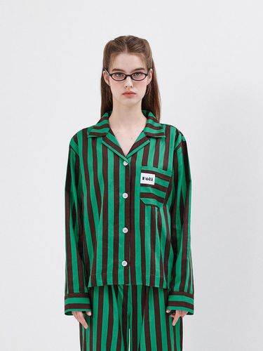 Unisex) Forest Green Pajama Shirt - Foli - Modalova