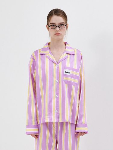 Unisex) French lilac pajama shirt - Foli - Modalova