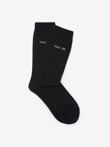 LUV.M LOGO SOCKS_BLACK - LUV.M - Modalova