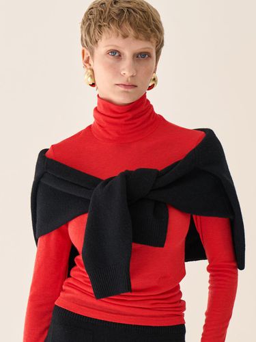 Wool turtleneck top _ red - GRIDA-J - Modalova