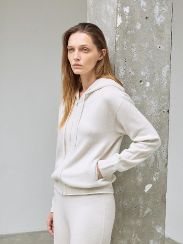 Hoody zip-up - italy cashmere 100% () - LEHEE - Modalova