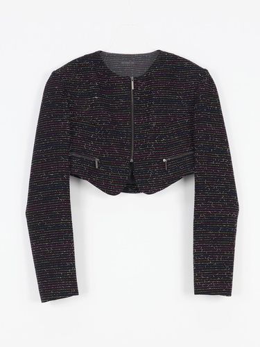 PIPER Crop Blazer - Black Multi - GAYEON LEE - Modalova