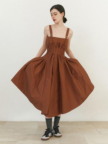 EDA Strap Dress - Brown - GAYEON LEE - Modalova