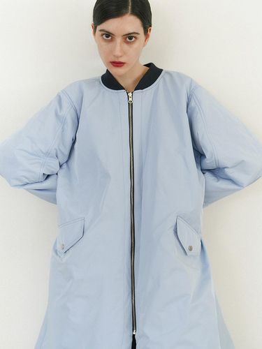 TONI Bomber Coat (Reversible) - Sky Blue / Navy - GAYEON LEE - Modalova