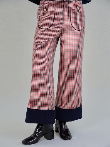 ROMA Trousers - Plaid - GAYEON LEE - Modalova