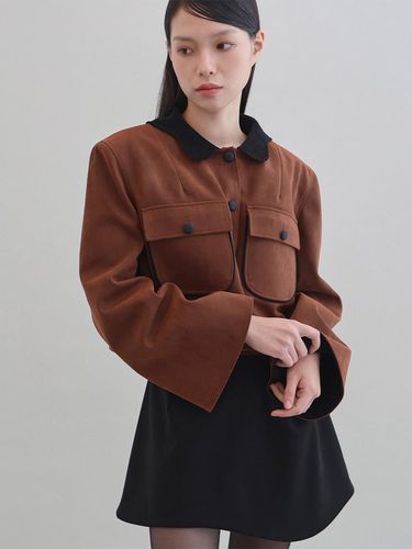 DENNY Suede Jacket - GAYEON LEE - Modalova