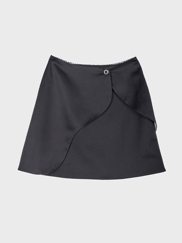 NANA Wool Skirt - Black - GAYEON LEE - Modalova