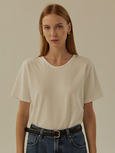 SOFT SHORT SLEEVE TEE (4colors) - MangoManyPlease - Modalova