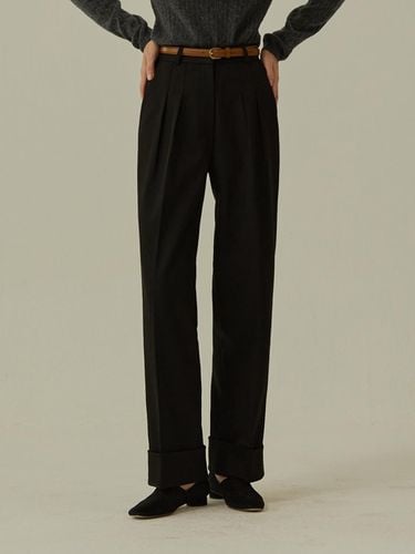 TUCK WIDE SLACKS (2colors) - MangoManyPlease - Modalova