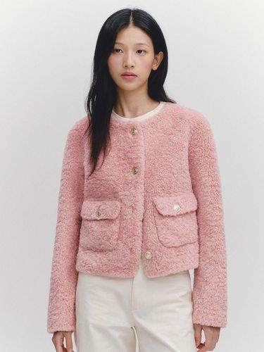 Fur Soft Mustang Jacket (MAEDJK10MPK) - marieclaire - Modalova